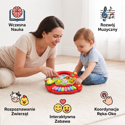 Pianinko z odgłosami zwierząt