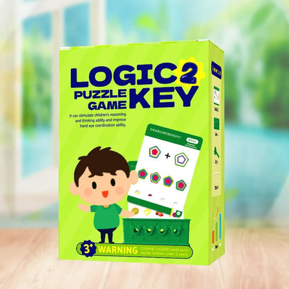 Logiczna gra z kluczami dla dzieci