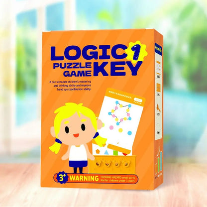 Logiczna gra z kluczami dla dzieci