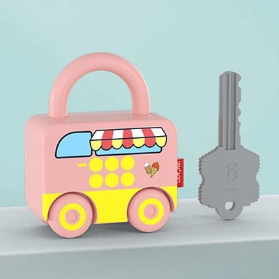 Lock & Play – Montessori Zabawka Edukacyjna dla Maluchów z Interaktywnymi Zamkami