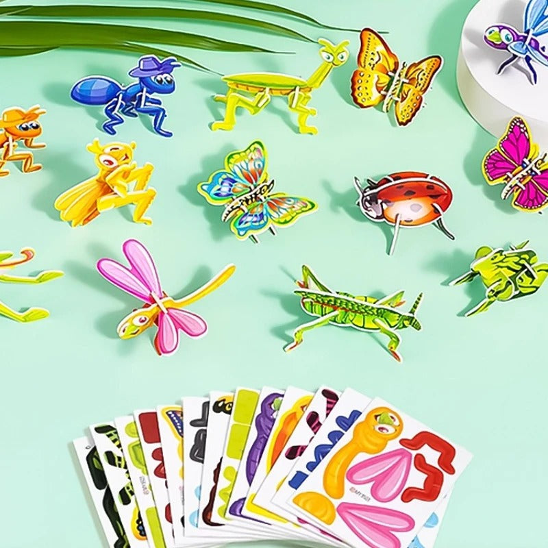 Zestaw Bajkowych Puzzli 3D dla Dzieci