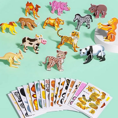 Zestaw Bajkowych Puzzli 3D dla Dzieci