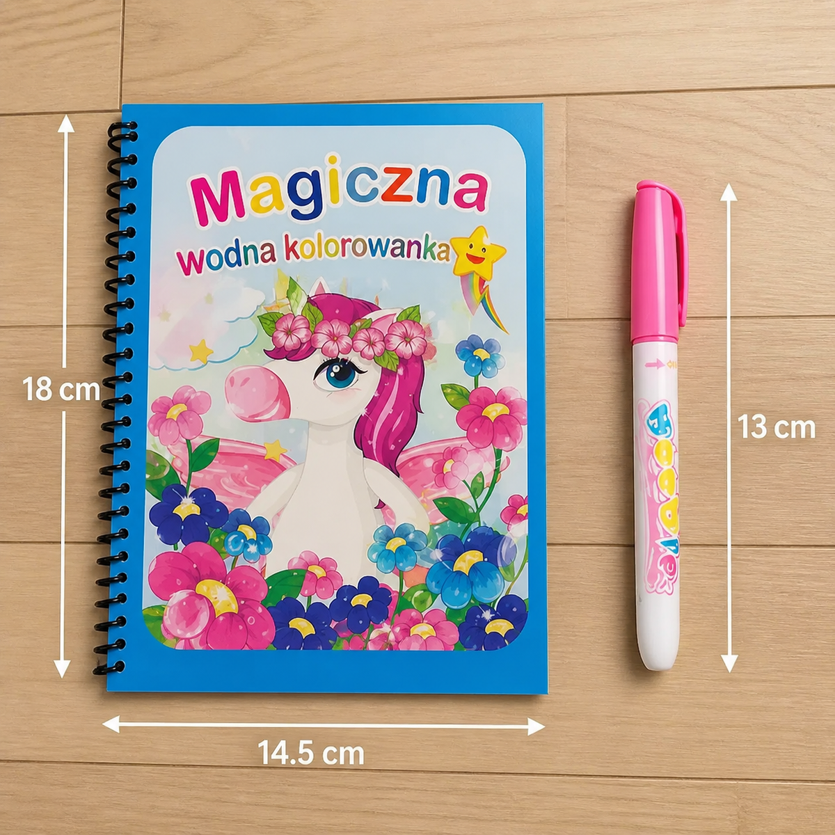 Magiczna Wodna Kolorowanka – Odkrywaj Ukryte Rysunki