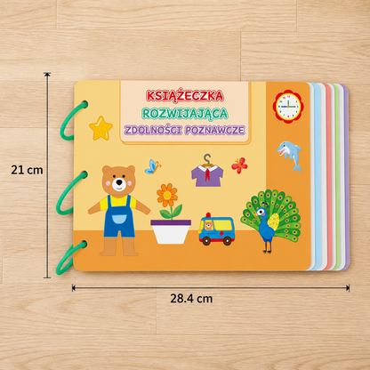 Książeczka Rozwijająca Zdolności Poznawcze – Interaktywna Książeczka Filcowa