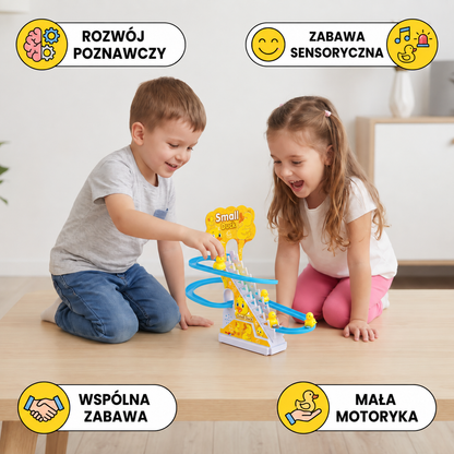 Wyścigowa zjeżdżalnia z kaczkami – pełna przygód zabawa dla dzieci