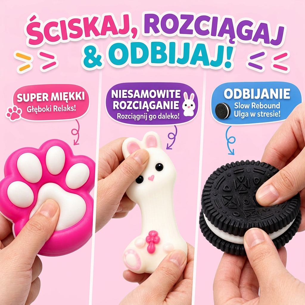 Zestaw do samodzielnego tworzenia zabawek Squishy dla dzieci