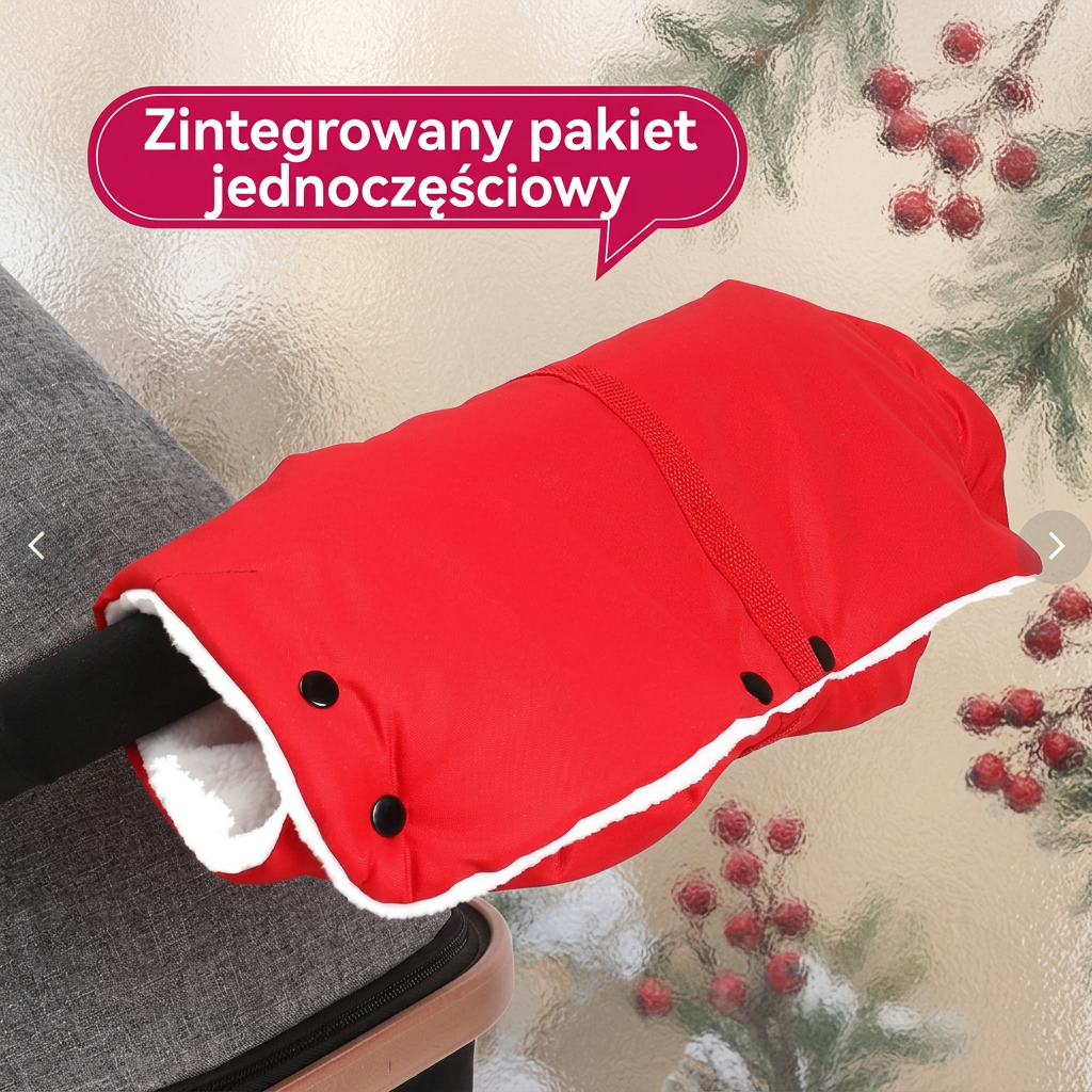 Ciepły Ocieplacz na Ręce do Wózka Dziecięcego