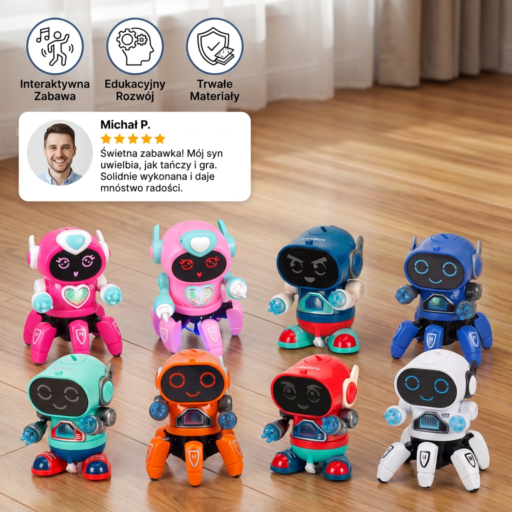 Inteligentny Tańczący Robot – Interaktywna Zabawka dla Dzieci