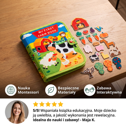Edukacyjna Książeczka Montessori z Opowieściami o Farmie