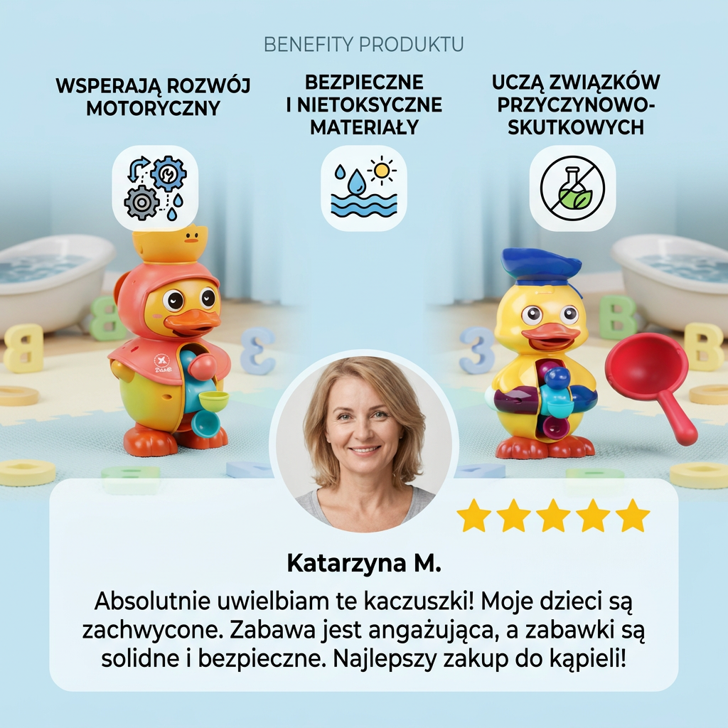 DuckFun – Zabawka Kąpielowa dla Dzieci