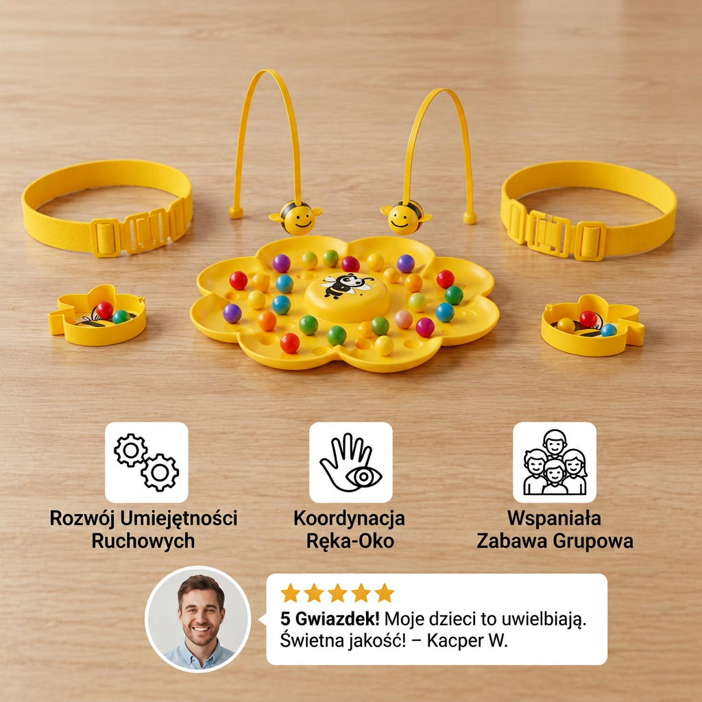 Pszczółkowa Przygoda z Łowieniem Koralików