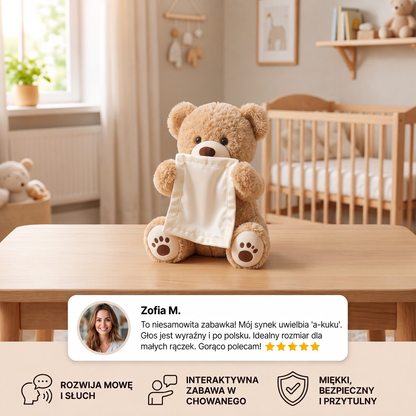 Peek-A-Boo-Teddy – Interaktywny Pluszowy Miś