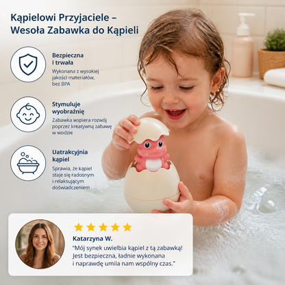 Kąpielowi Przyjaciele – Wesoła Zabawka do Kąpieli