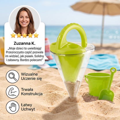 Dziecięca Zabawka Plażowa Lejek do Piasku