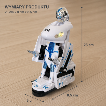 Transformujący pociąg robot zabawka dla dzieci