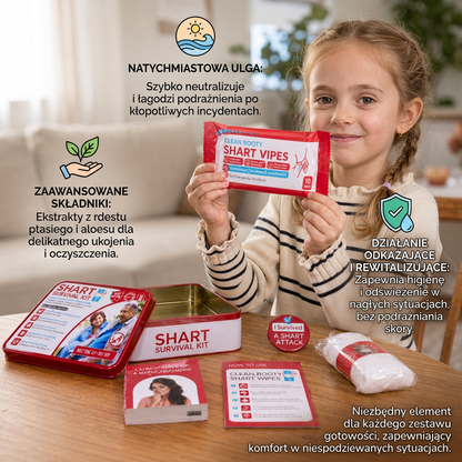 Zabawny zestaw ratunkowy „Shart Survival Kit” – prezentowy zestaw do żartów toaletowych