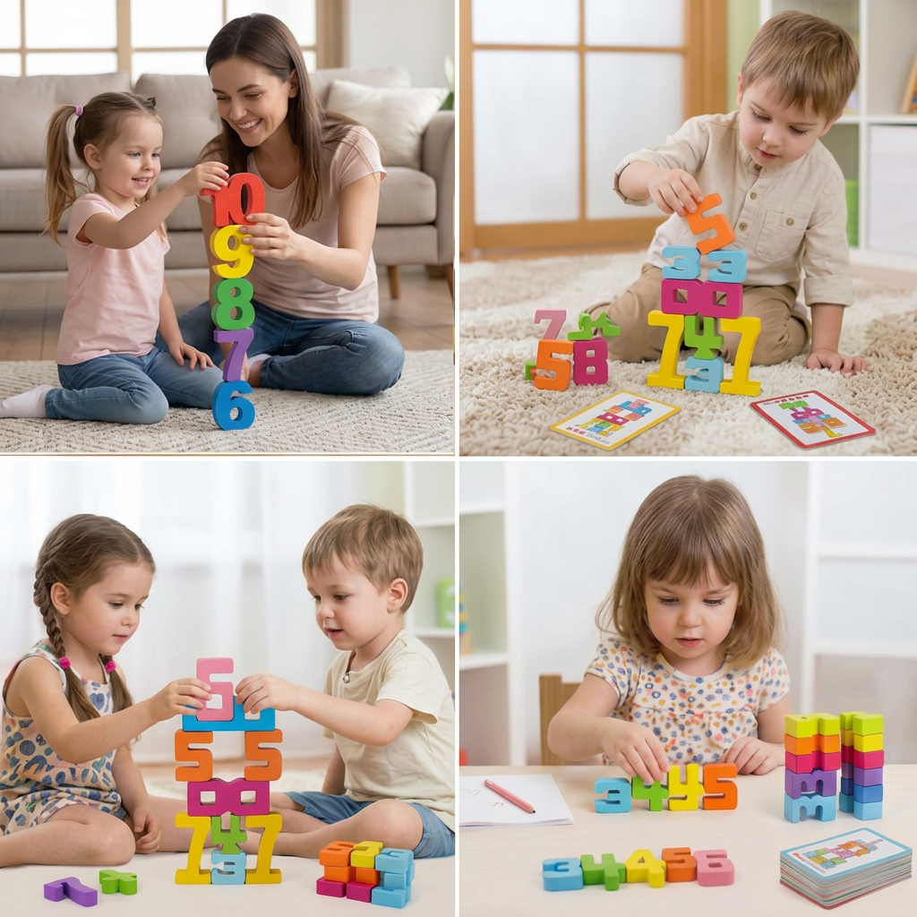 Edukacyjne Klocki do Nauki Matematyki i Liczb