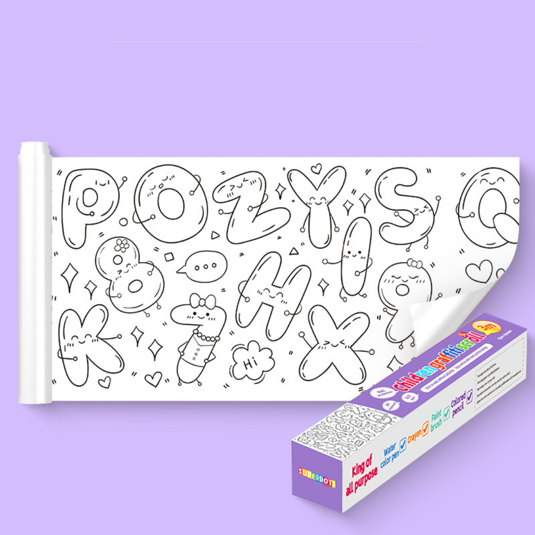 ArtRoll – przyklejana do ściany rolka do rysowania